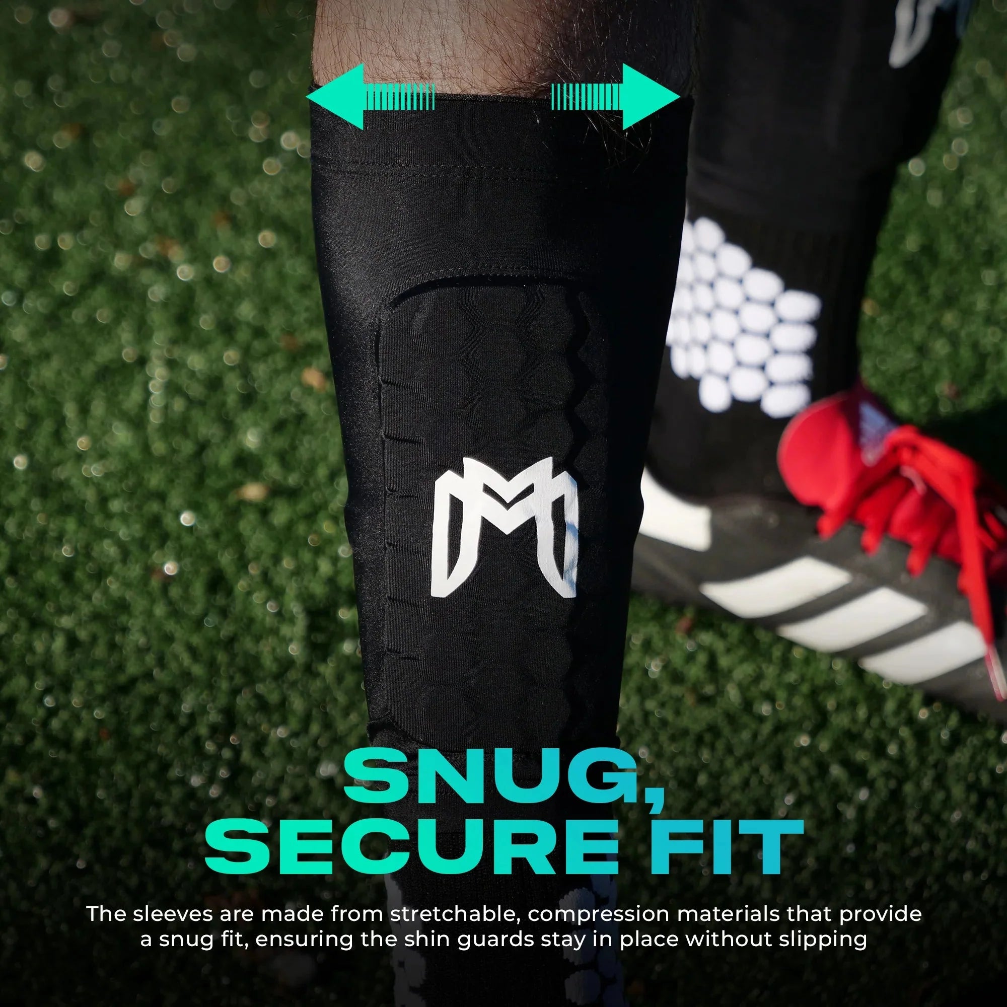 MEDICAPTAIN Mini Shin Pad Sleeves With Built In Shin Guards 5