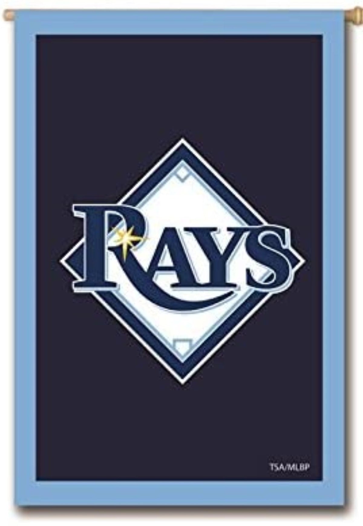 Tampa Bay Rays Premium Double Sided Banner Vertical House Flag, Embroidered Applique, 28x44 Inch 1