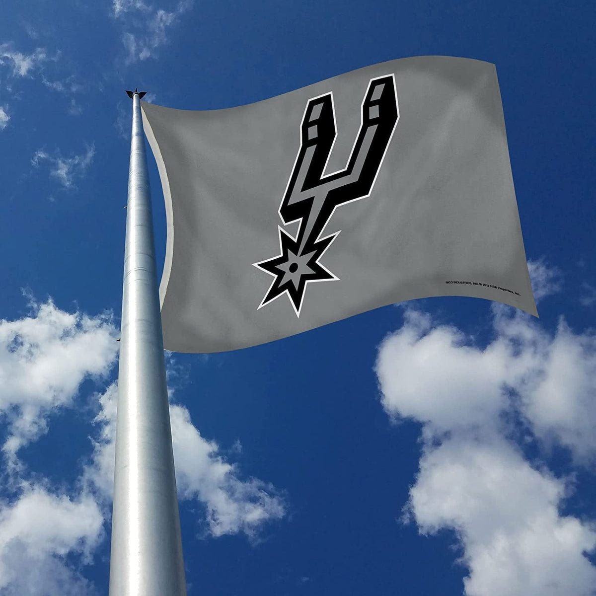 San Antonio Spurs 3' x 5' Banner Flag Single Sided Indoor or Outdoor Metal Grommets 3