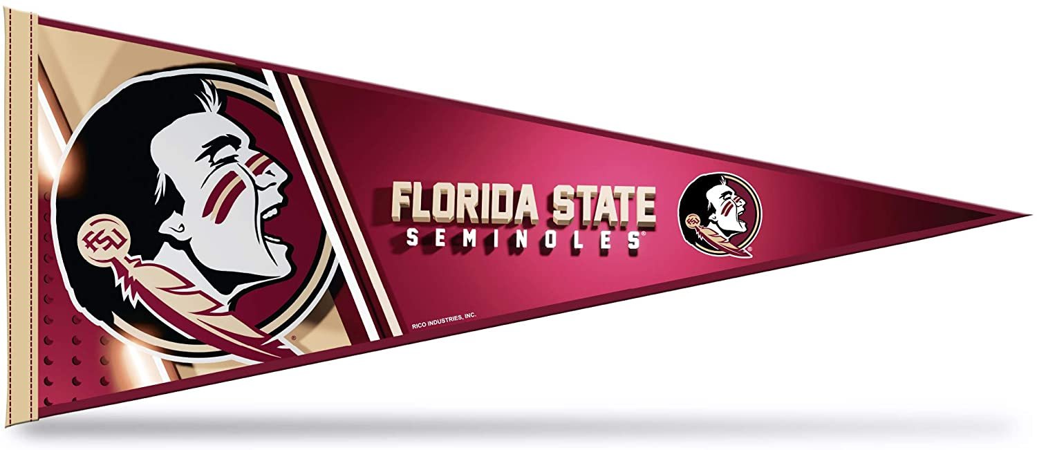 Florida State Seminoles Pennant 12x30 Inch Soft Felt University of 1