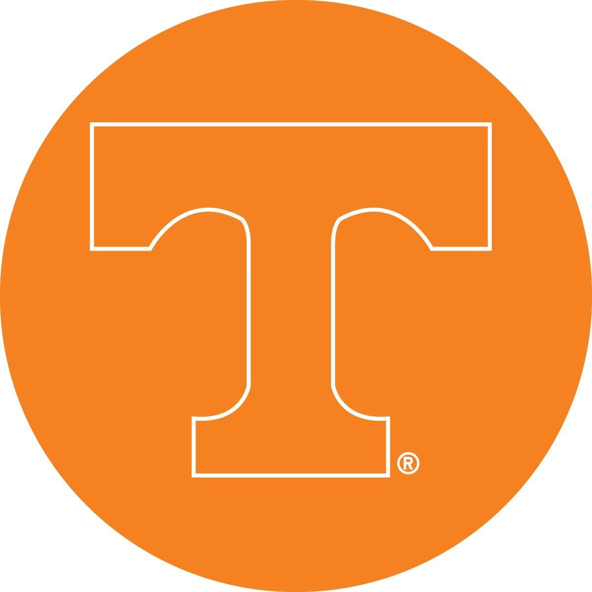 Tennessee Volunteers DECAL RR 4" Round Vinyl Auto Home Window Glass University of 1