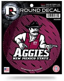 New Mexico State Aggies 4" Round Decal University of