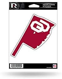 University of Oklahoma Sooners 5 Inch Sticker Decal, Home State Design, Flat Vinyl, Full Adhesive Backing 1