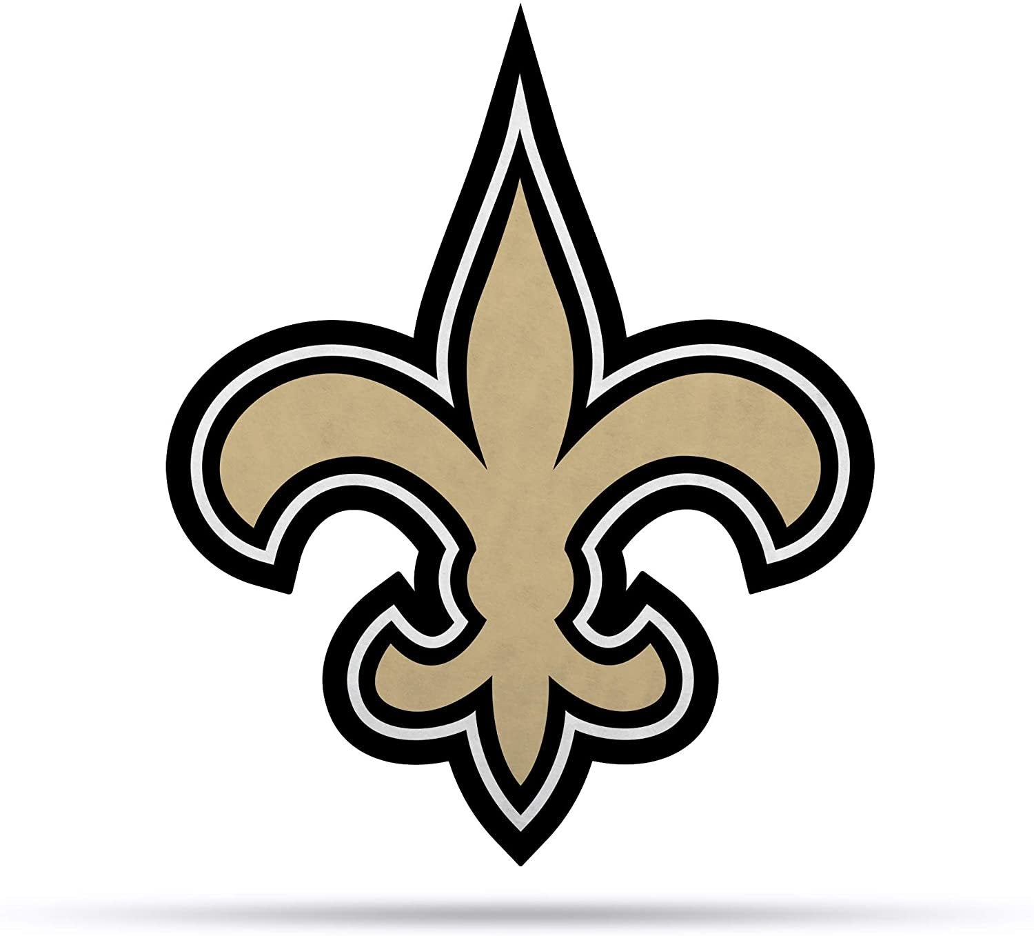 New Orleans Saints Pennant Primary Logo 18 Inch Soft Felt 1