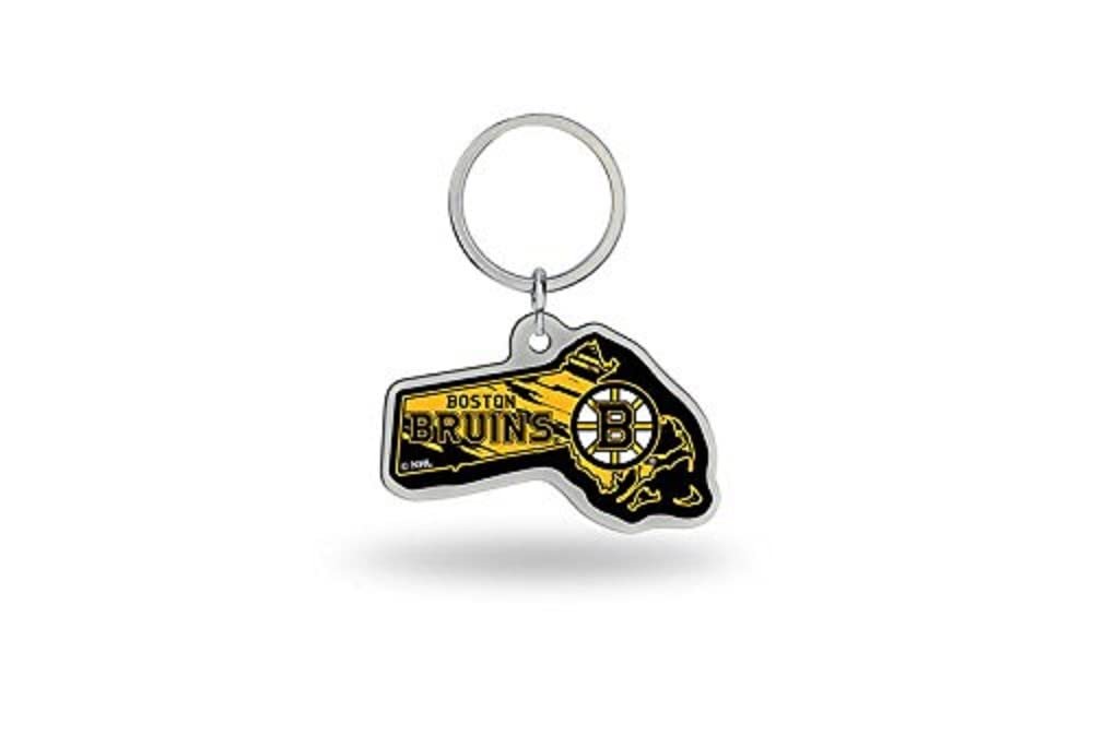 Los Angeles Kings Premium Metal Keychain, State Shaped, Team Color