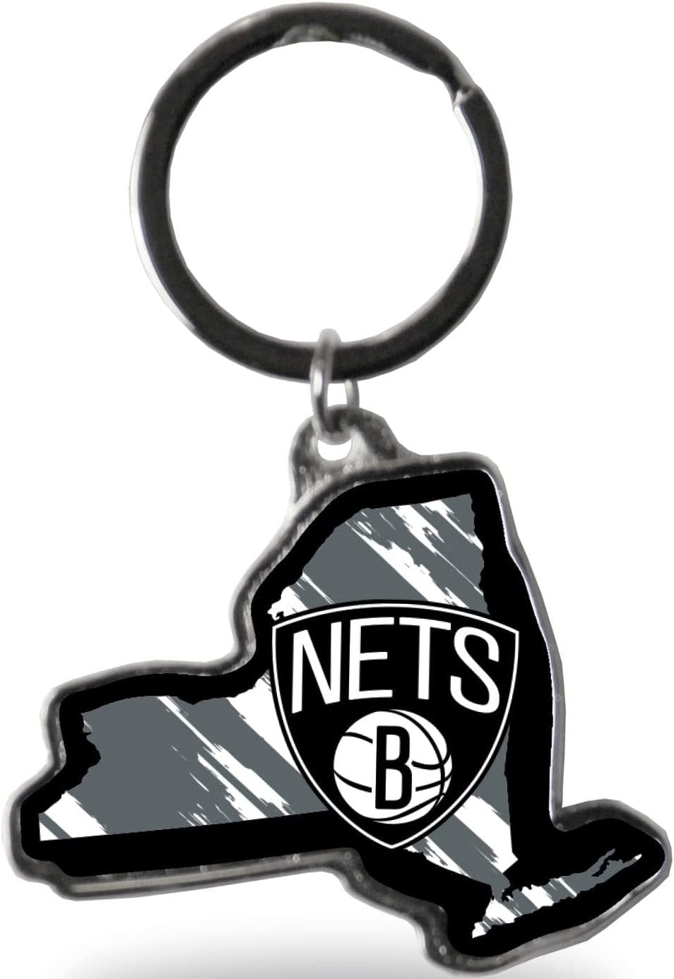 Brooklyn Nets State Shape Keychain 1