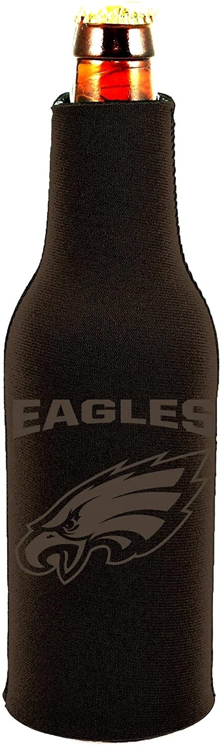 Philadelphia Eagles 2-Pack Tonal Design Zipper Bottle Beverage Insulator Holder 1