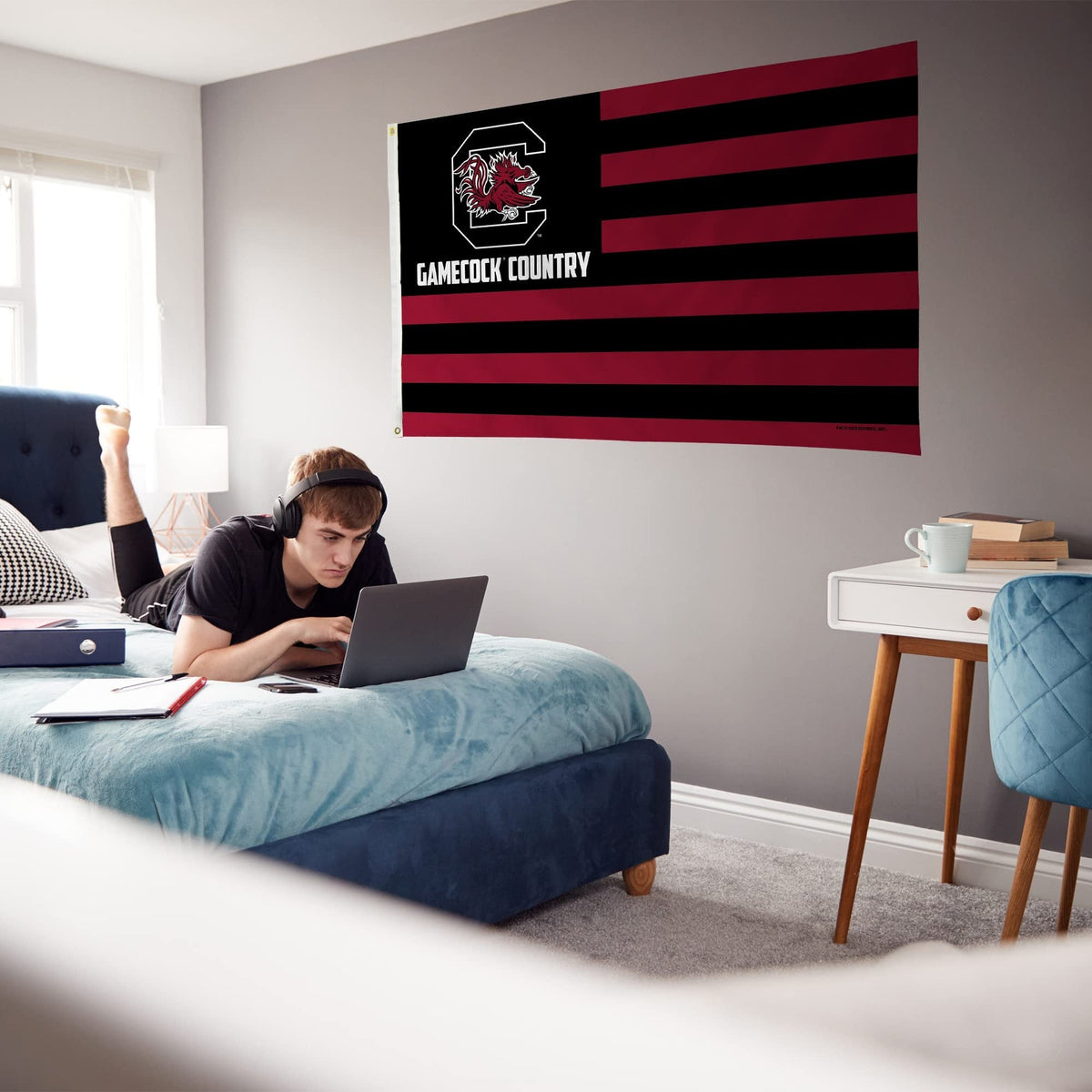 Rico Industries NCAA South Carolina Gamecocks Country 3' x 5' Banner Flag 3' x 5' Banner Flag Single Sided - Indoor or Outdoor - Home Décor 4