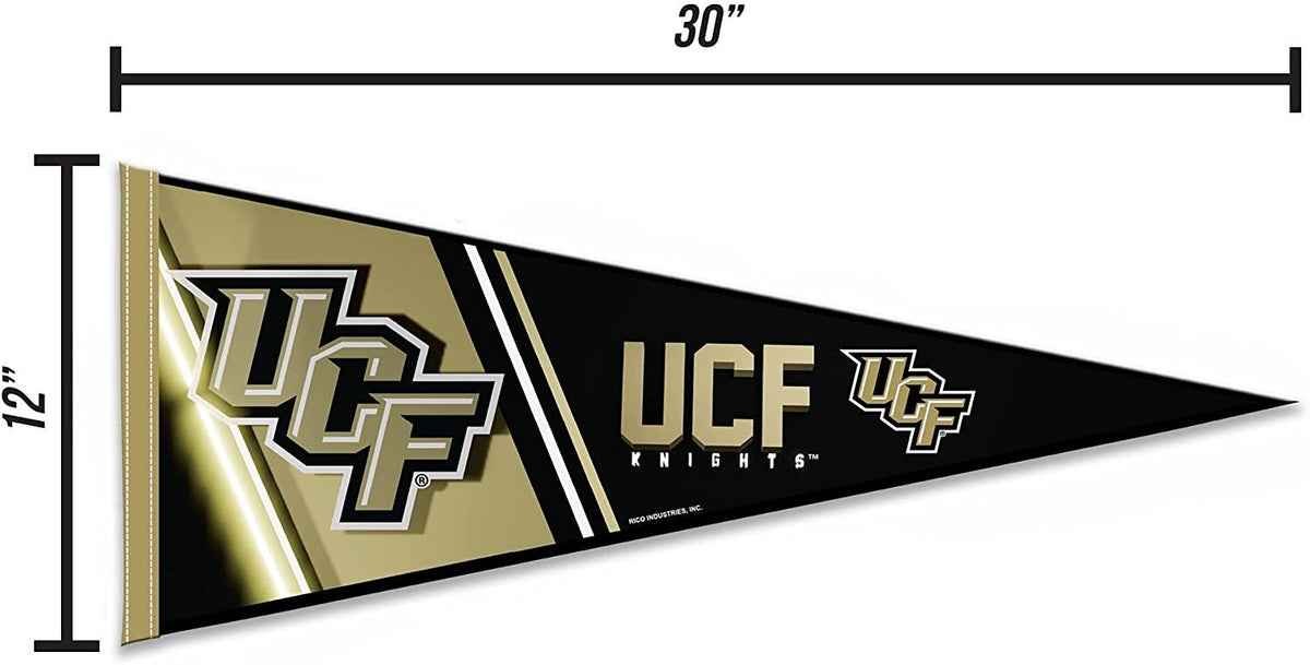 University of Central Florida UCF Knights Soft Felt Pennant, Primary Design, 12x30 Inch, Easy To Hang 4