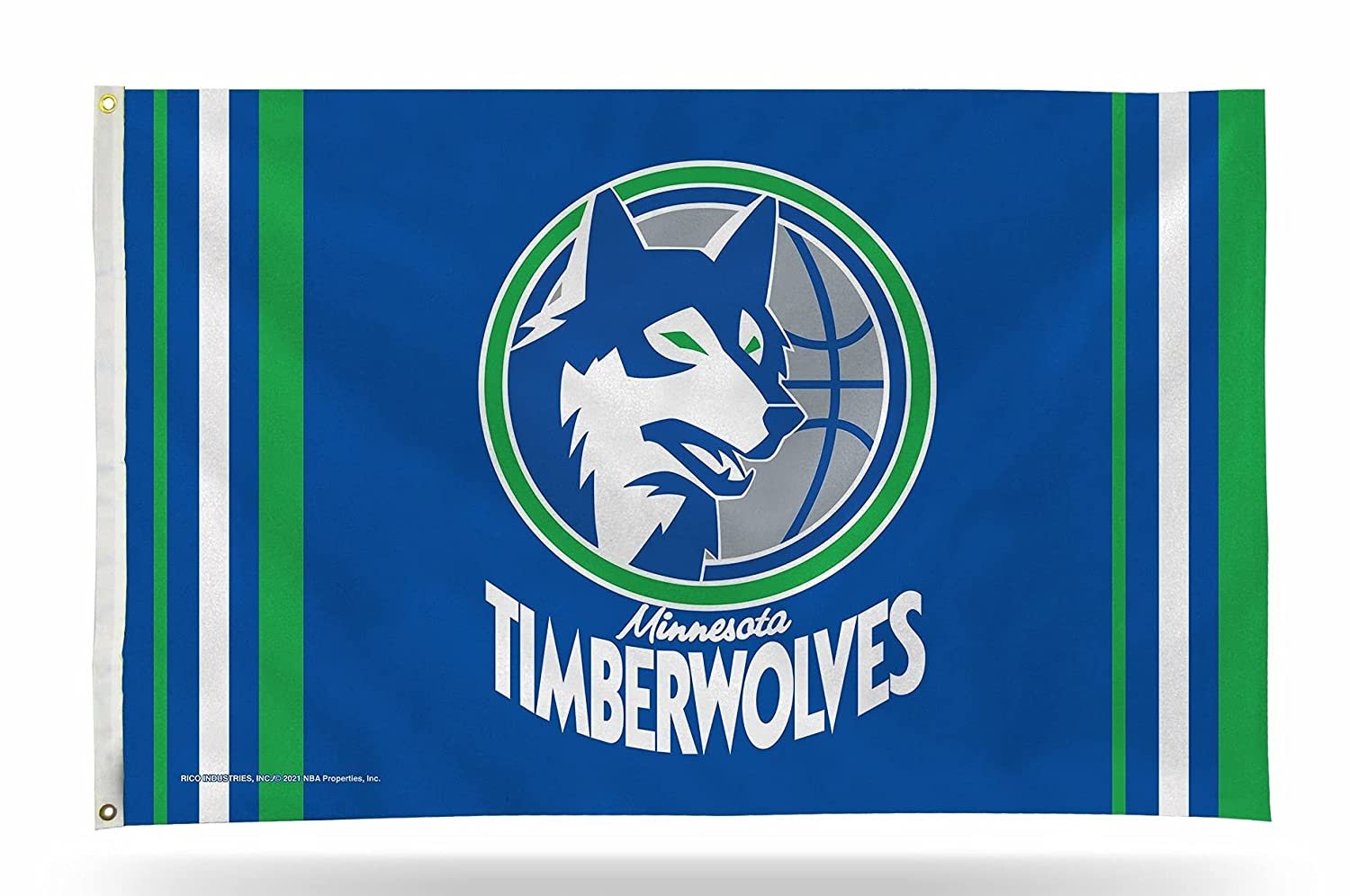 Minnesota Timberwolves Flag Banner 3x5 Retro Design Premium with Metal Grommets Outdoor House Basketball 1