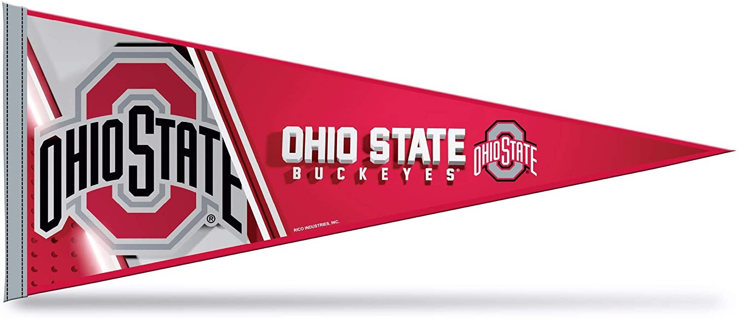 Ohio State Buckeyes Pennant 12x30 Inch Soft Felt University of