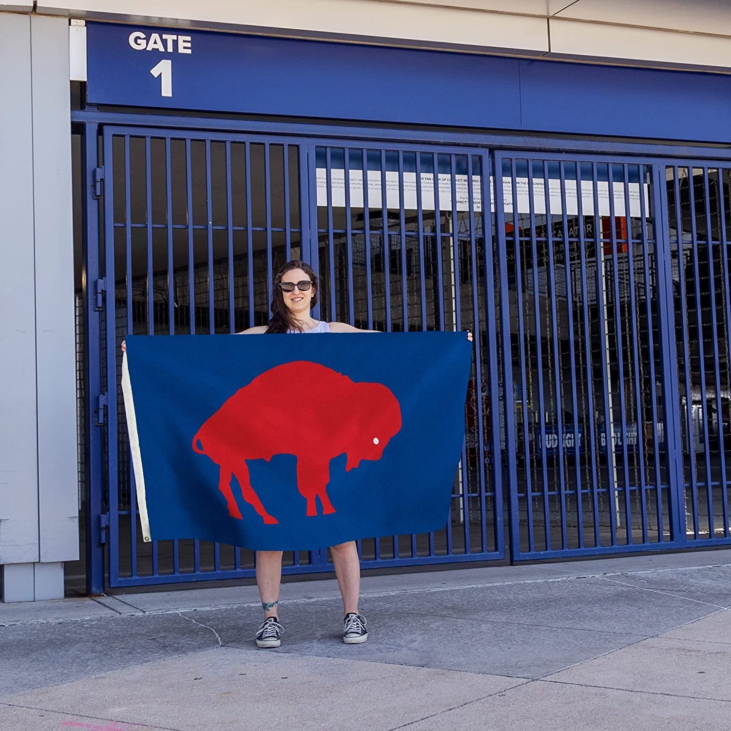 Buffalo Bills Premium 3x5 Feet Flag Banner Retro Logo Design Outdoor ot Indoor Home Décor 5