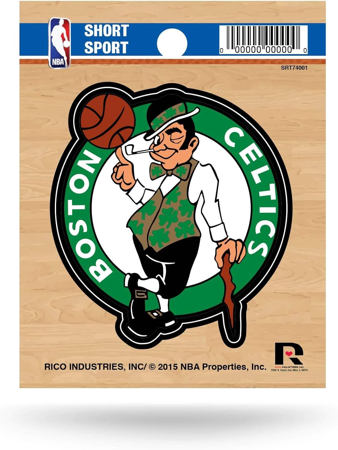 Boston Celtics 3 Inch Decal Sticker, Flat Vinyl, Die Cut, Full Adhesive Backing 1