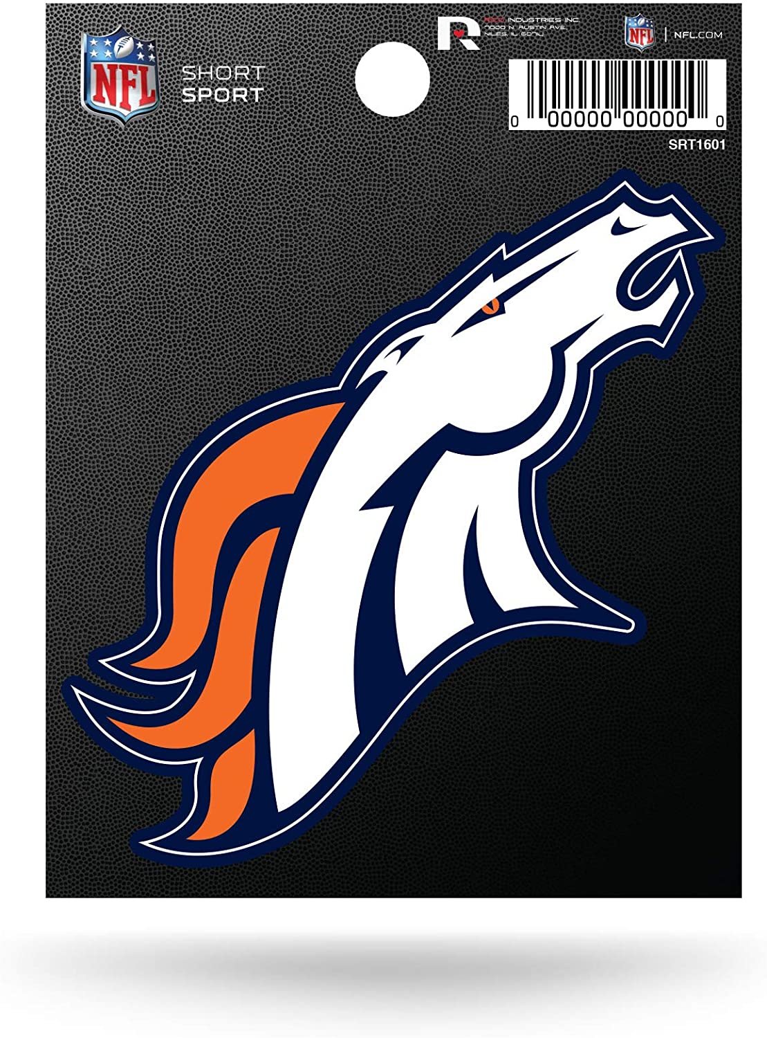 Denver Broncos 3 Inch Decal Sticker Die Cut Flat Vinyl Full Adhesive Backing 1