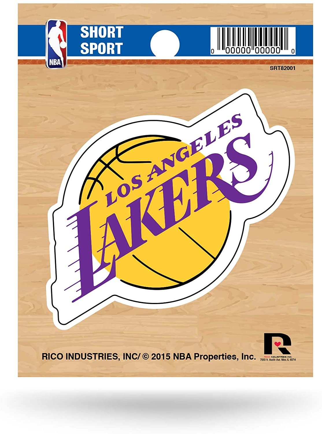 Los Angeles Lakers 3 Inch Die Cut Decal Sticker Flat Vinyl Adhesive Backing 1