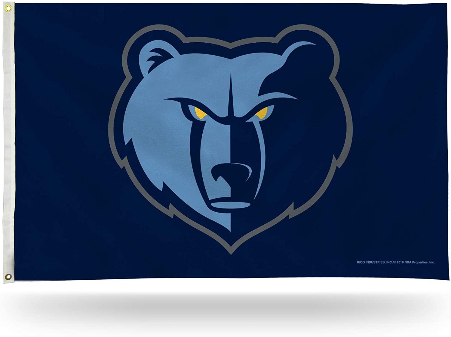 Memphis Grizzlies Premium 3x5 Feet Flag Banner, Logo Design, Metal Grommets, Outdoor Use, Single Sided 1