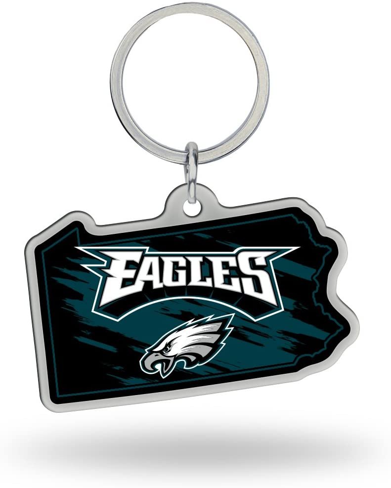 NFL Philadelphia Eagles State Shape Keychain