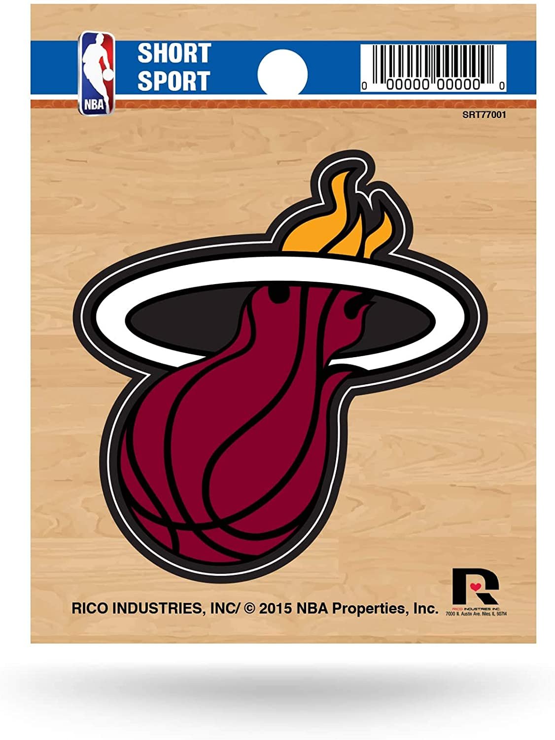 Miami Heat 3" Short Sport Decal