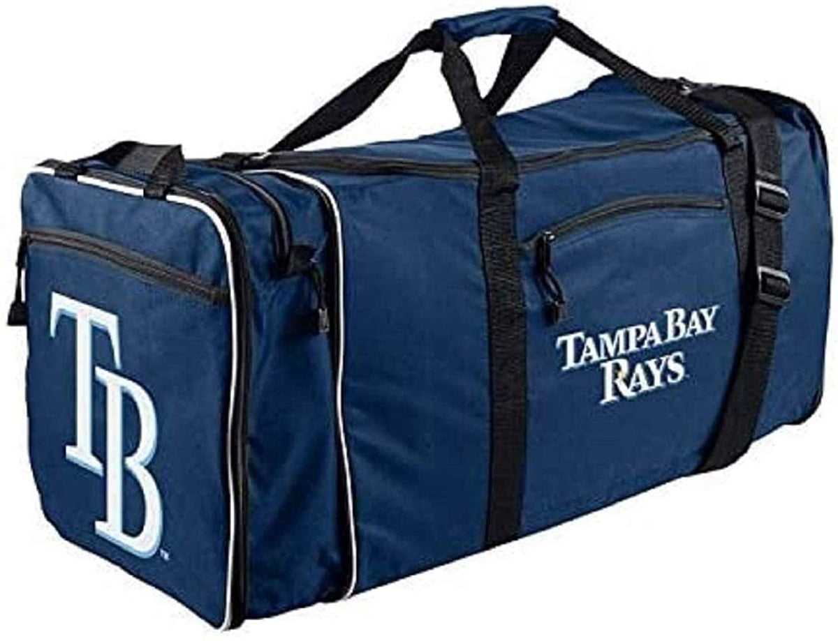 Tampa Bay Rays Premium Duffel Bag Steal Design 28x12x11 Inch, Fold Up Zipper Design