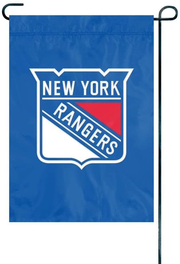 New York Rangers Premium Garden Flag Banner Applique Embroidered 12.5x18 Inch 3