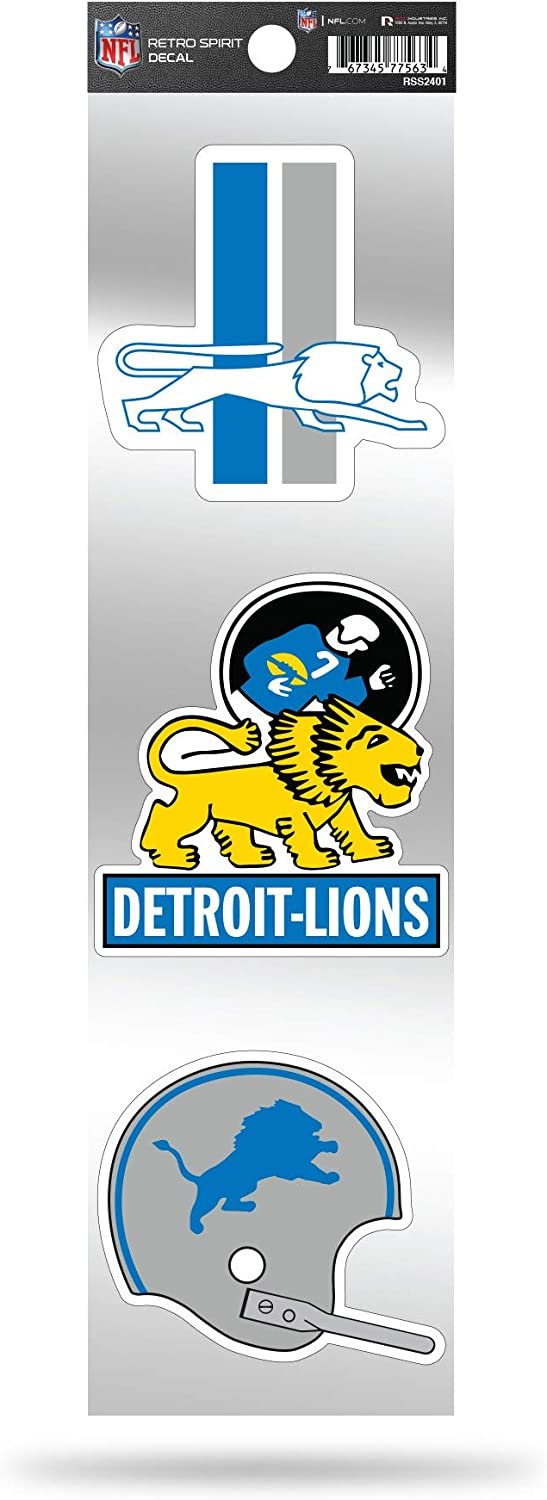 Detroit Lions Retro Spirit Decals 1