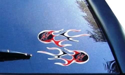 ProMark Washington Wizards 2-Pack Micro Flame Flames Auto Decal Emblem Basketball 1