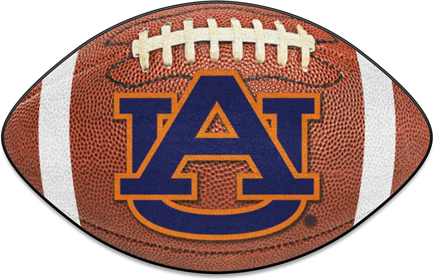 Auburn University Tigers Floor Mat Area Rug, 20x32 Inch, Non-Skid Backing, Football Design 1