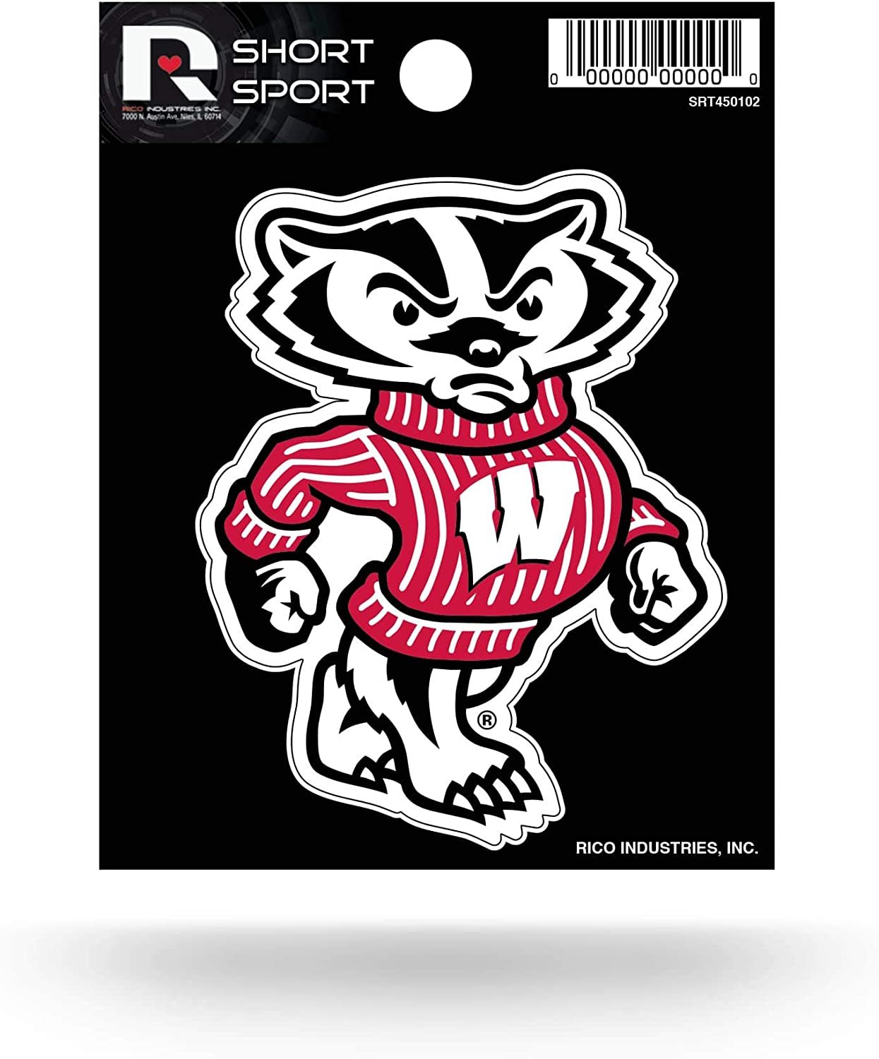 University of Wisconsin Badgers 3 Inch Decal Sticker Die Cut Flat Vinyl Full Adhesive Backing 1