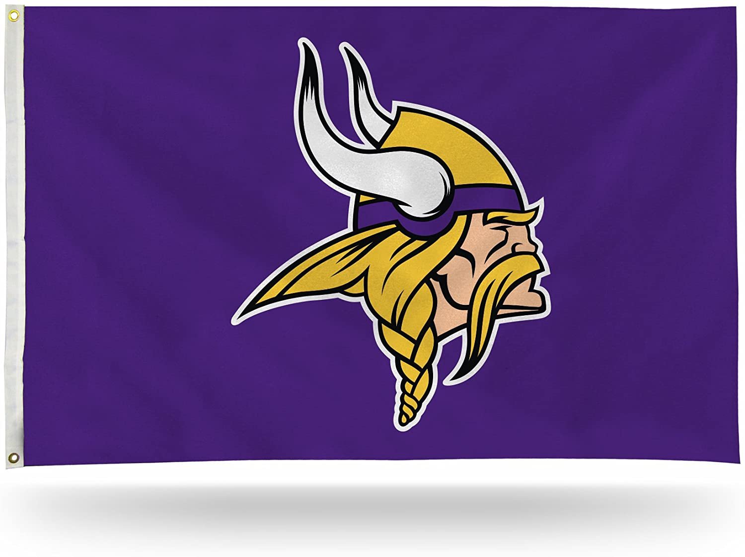 Minnesota Vikings Premium 3x5 Feet Flag Banner, Logo Design, Metal Grommets, Outdoor Use, Single Sided 1