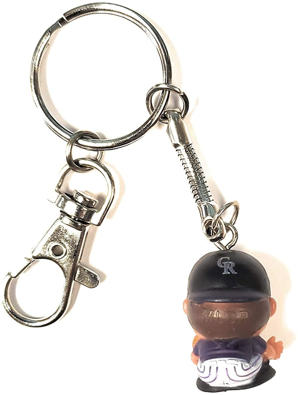 Colorado Rockies Teeny Mates Keychain Tag Along Figure Baseball