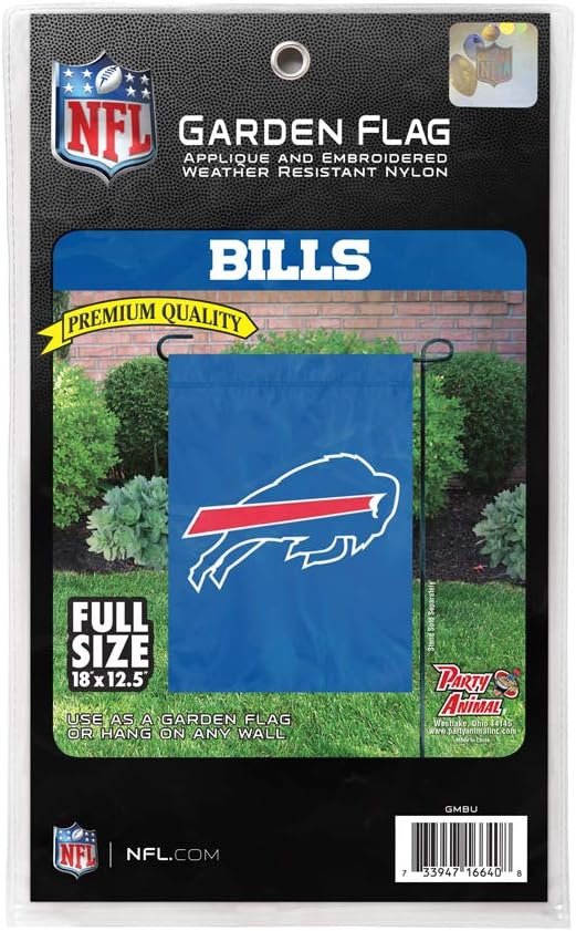 The Party Animal Inc. NFL Buffalo Bills Premium Garden Flag, 12.5 x 18-inches 4