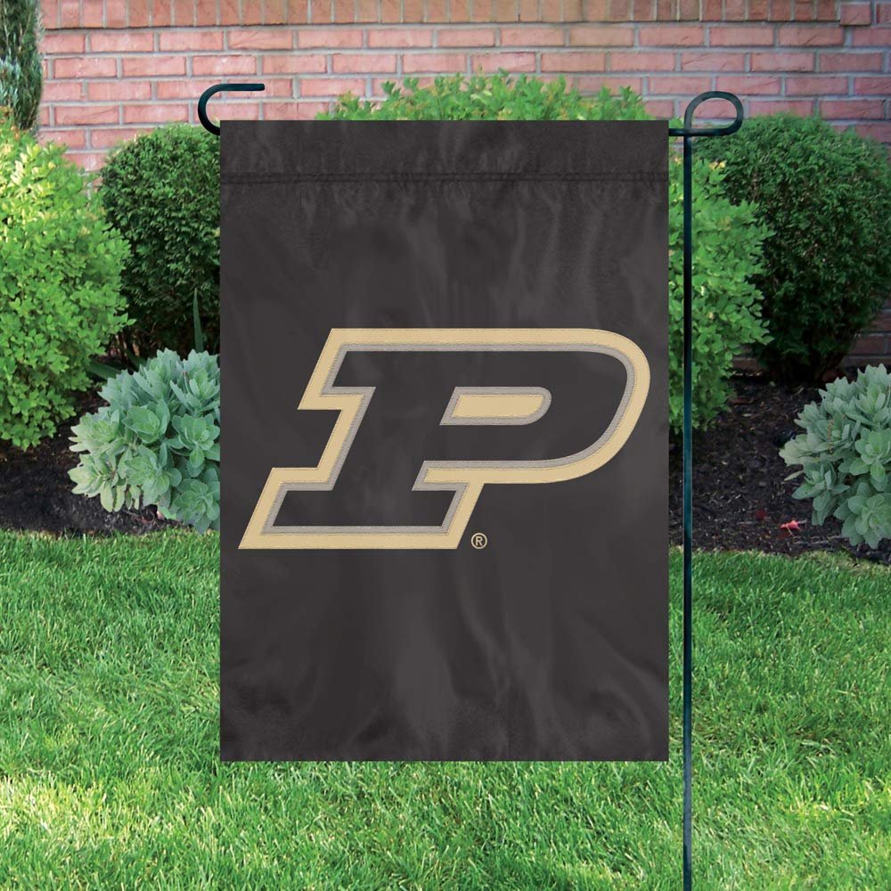 Purdue University Boilermakers Premium Garden Flag Banner, 12.5x18 Inch, Embroidered Applique, Nylon