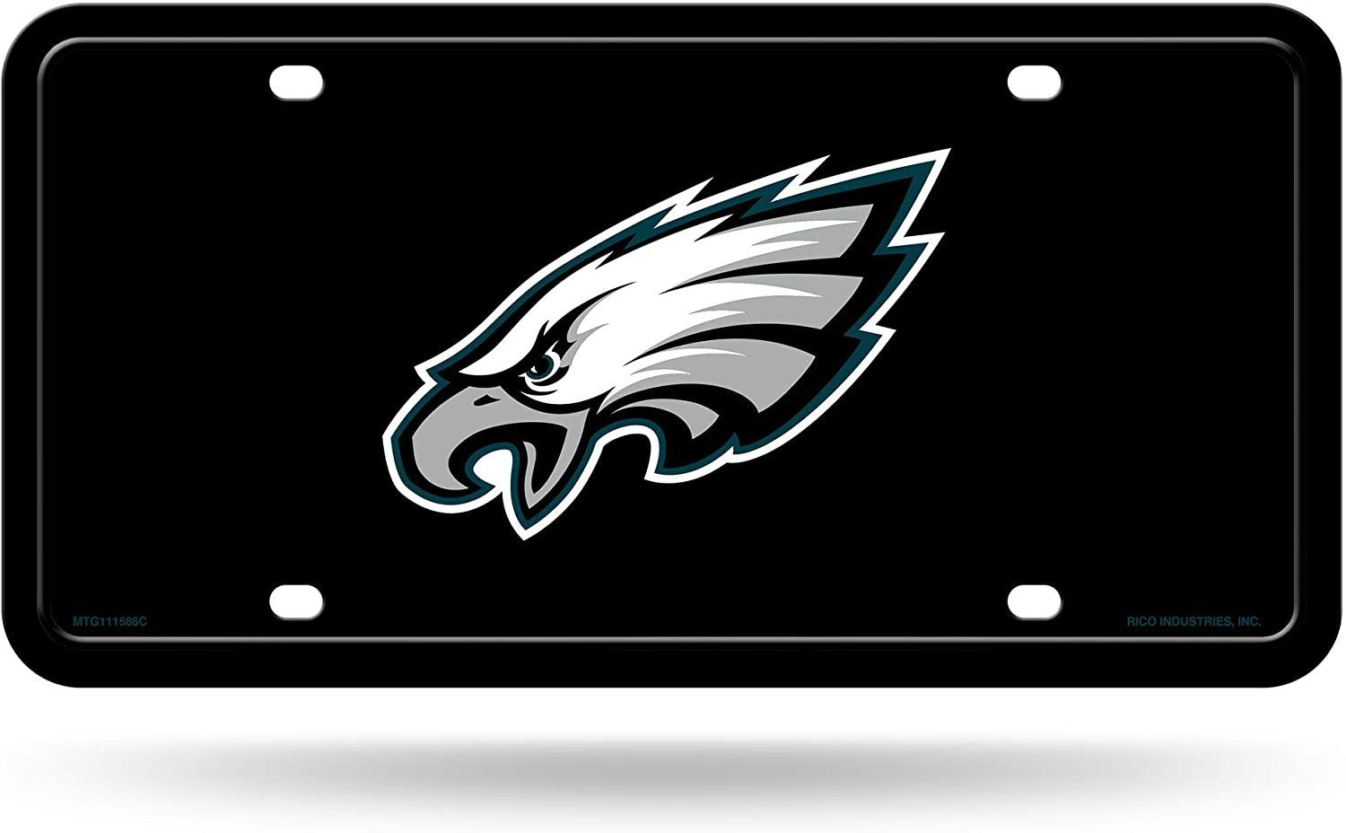 Philadelphia Eagles Metal Auto Tag License Plate, Alternate Design, 6x12 Inch 1