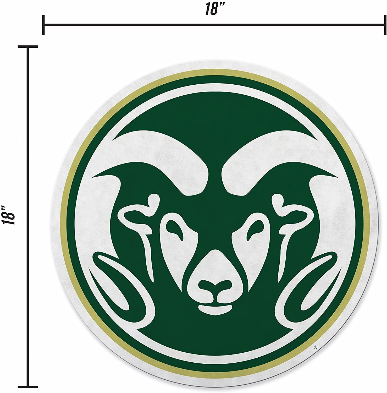 Colorado State University Rams Soft Felt Pennant, Primary Logo, 18 Inch 4