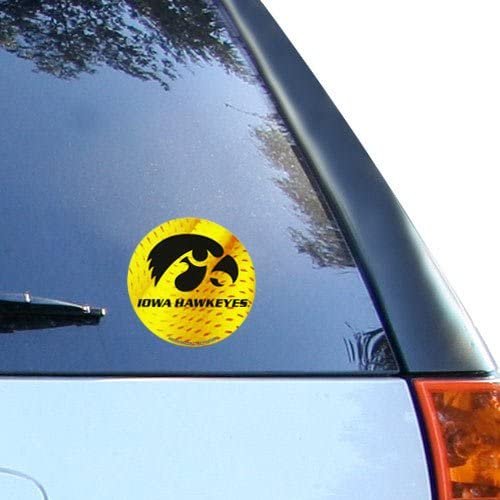 Iowa Hawkeyes 4.5" Team Logo Round Vinyl Decal 1