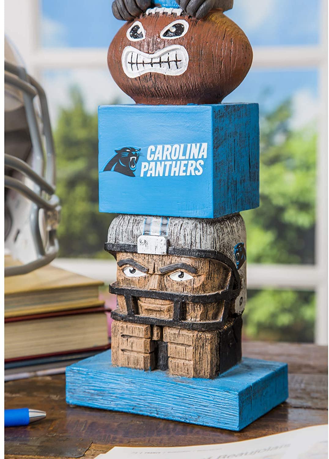 Carolina Panthers 16 Inch Tiki Totem Garden Statue Resin Outdoor Decoration 8