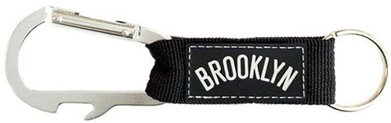 Brooklyn Nets Premium Carabiner Clip Keychain Bottle Opener Combo 1