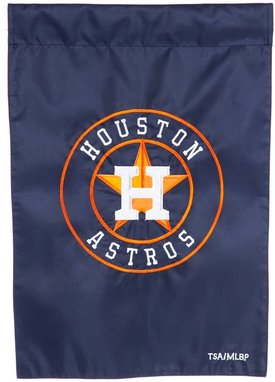Houston Astros Garden Flag Banner 2-sided Premium Applique Outdoor House Baseball 1