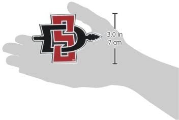 Rutgers University Scarlet Knights Embossed Color Auto Emblem Aluminum Metal Raised Decal Sticker Full Adhesive Backing 2