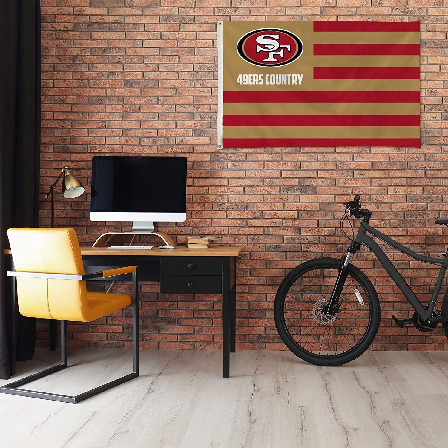 San Francisco 49ers 3x5 Flag Banner Country Design Indoor Outdoor Single Sided 2