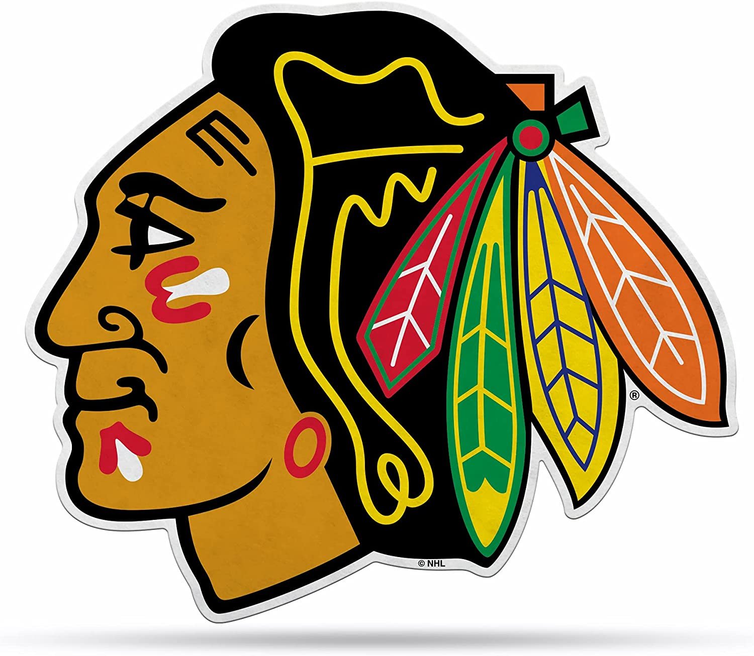 Chicago Blackhawks Pennant Primary Logo 18 Inch Soft Felt