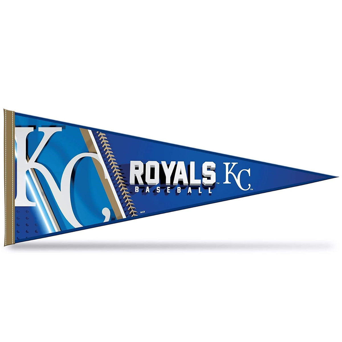 Kansas City Royals Soft Felt Pennant, Primary Design, 12x30 Inch, Easy To Hang