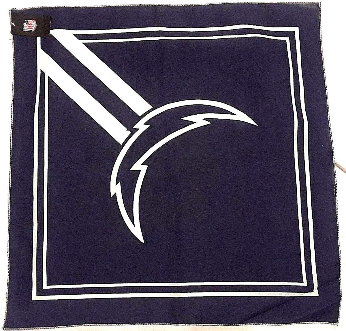 Los Angeles Chargers Bandana, 21x21 Inch, Lightweight, Traditional, Fandana Headband Ninja 1