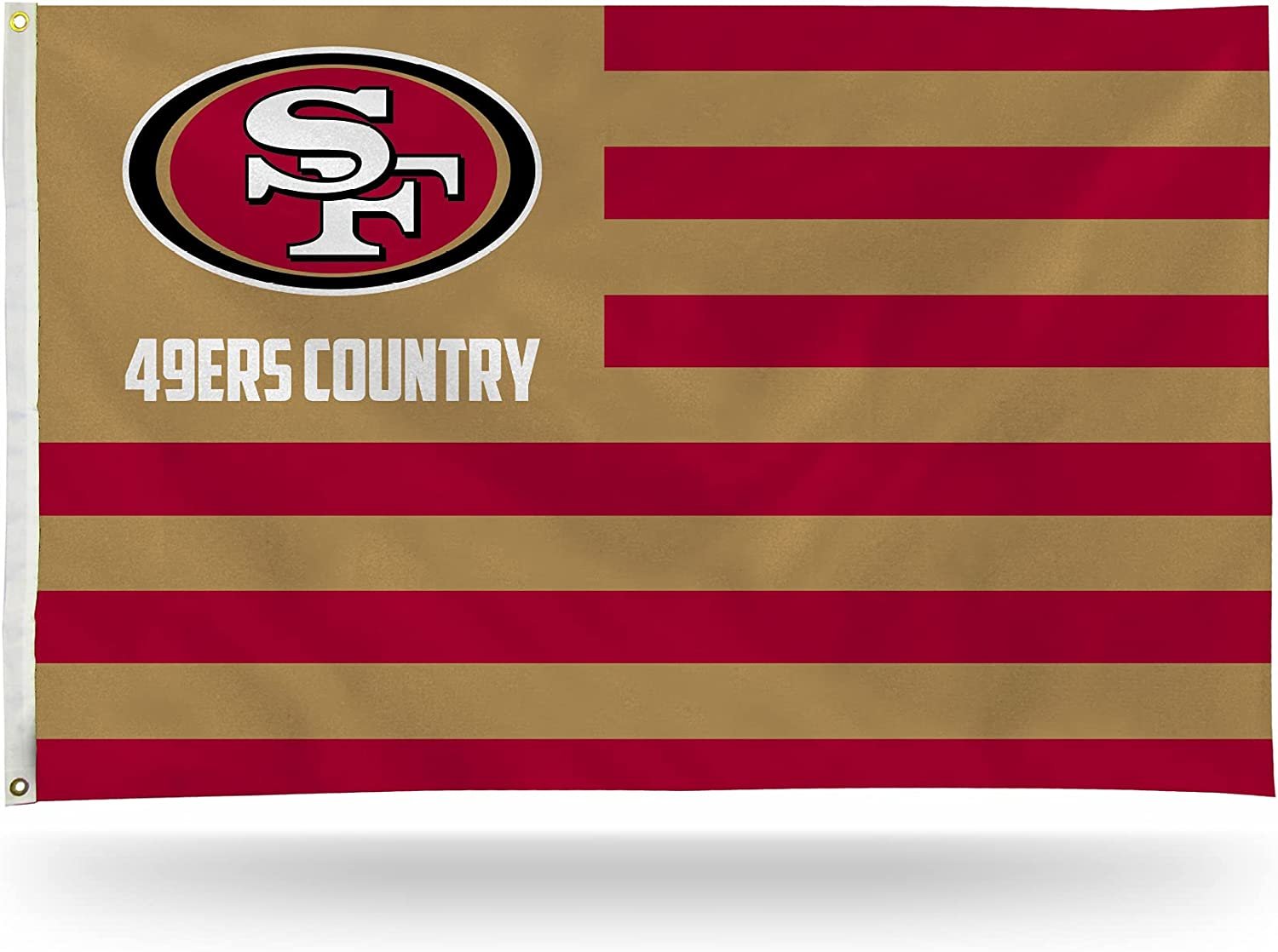San Francisco 49ers 3x5 Flag Banner Country Design Indoor Outdoor Single Sided 1