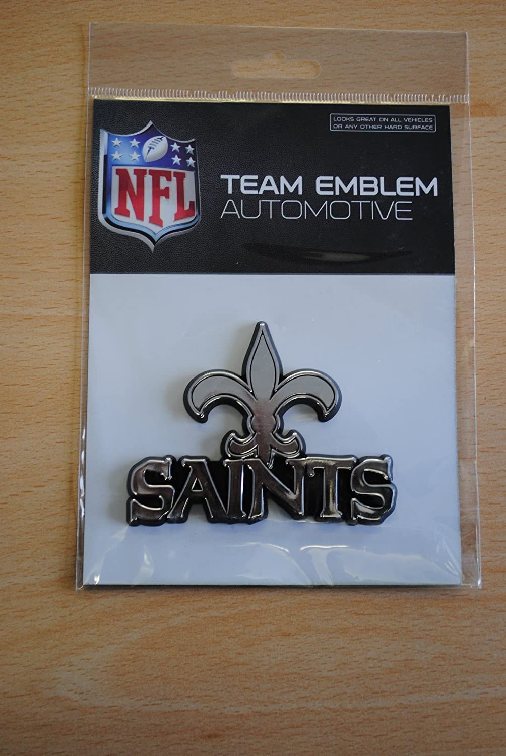 NFL New Orleans Saints Chrome Automobile Emblem 2