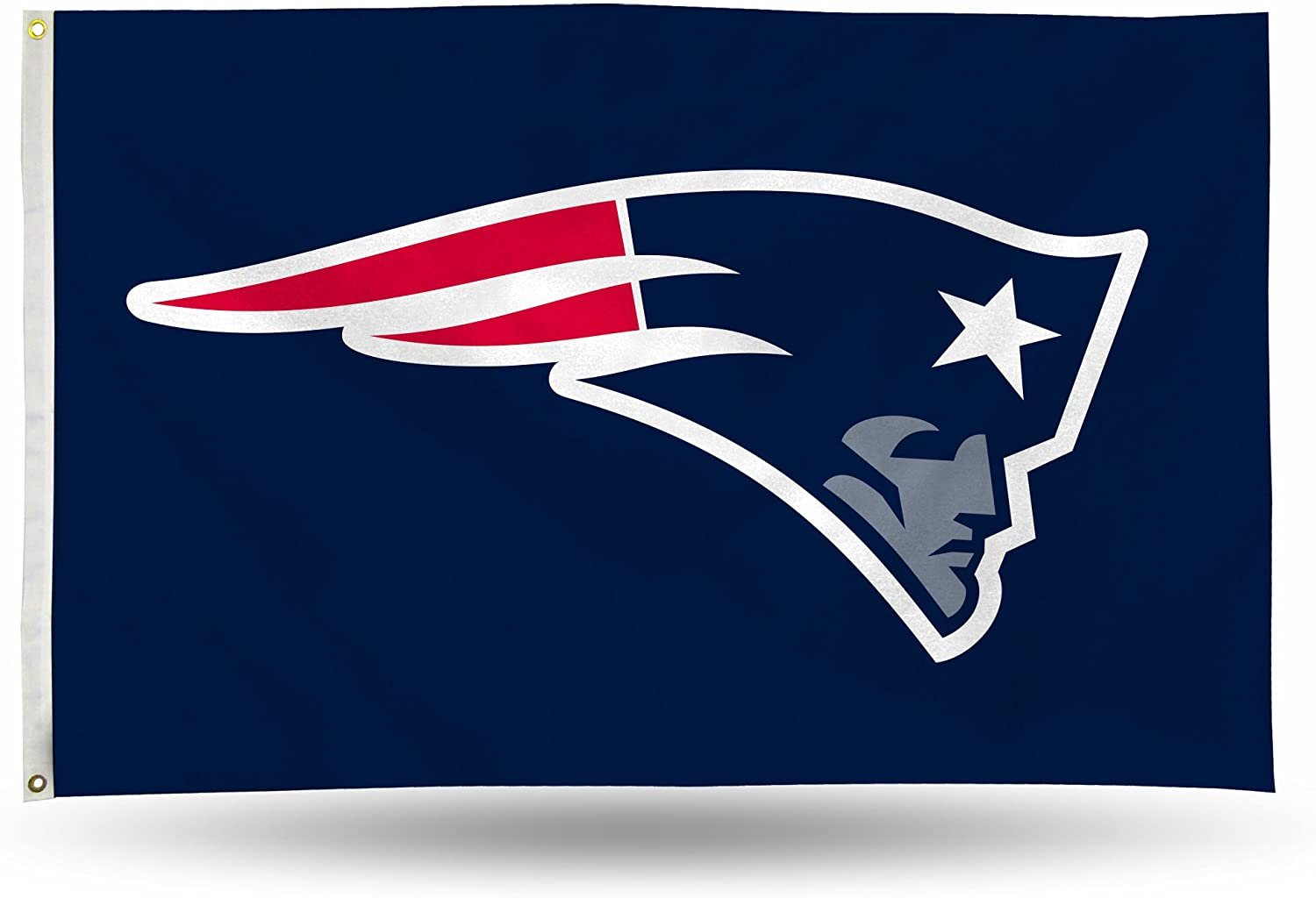 New England Patriots Premium 3x5 Feet Flag Banner, Logo Design, Metal Grommets, Outdoor Use, Single Sided 1