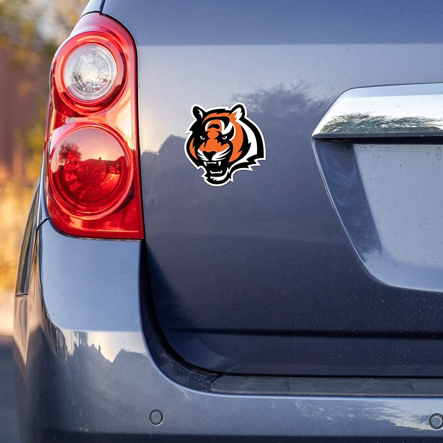 Miami Dolphins 4x4 Inch Die Cut Decal Sticker, Retro Logo, Clear Backing