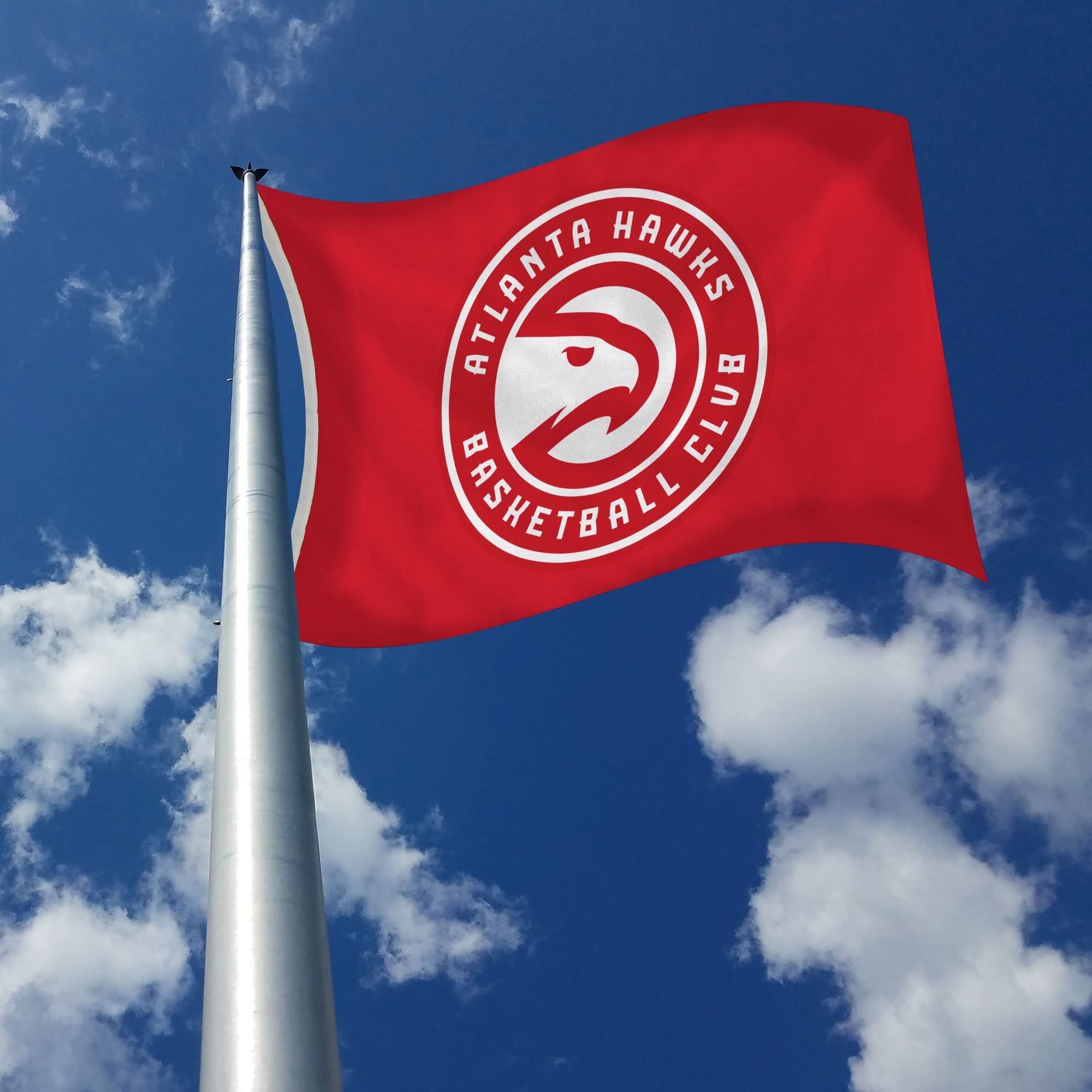 Atlanta Hawks Premium 3x5 Feet Flag Banner, Logo Design, Metal Grommets, Outdoor Use, Single Sided 3