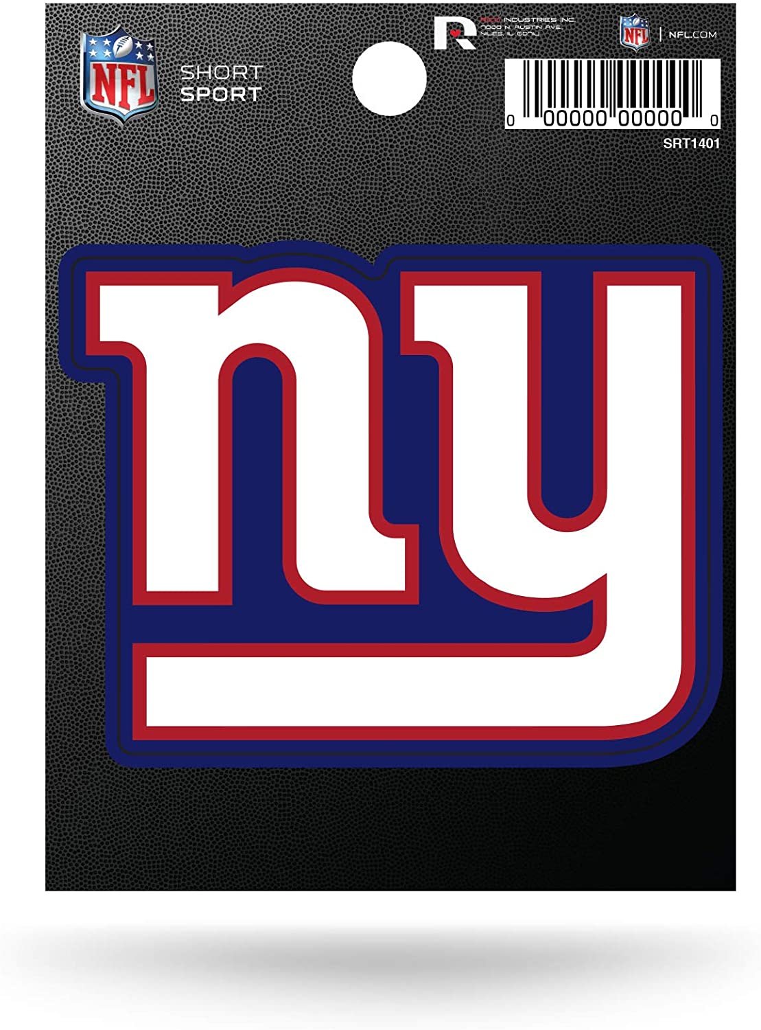 New York Giants 3 Inch Decal Sticker, Flat Vinyl Die Cut, Full Adhesive Backing 1