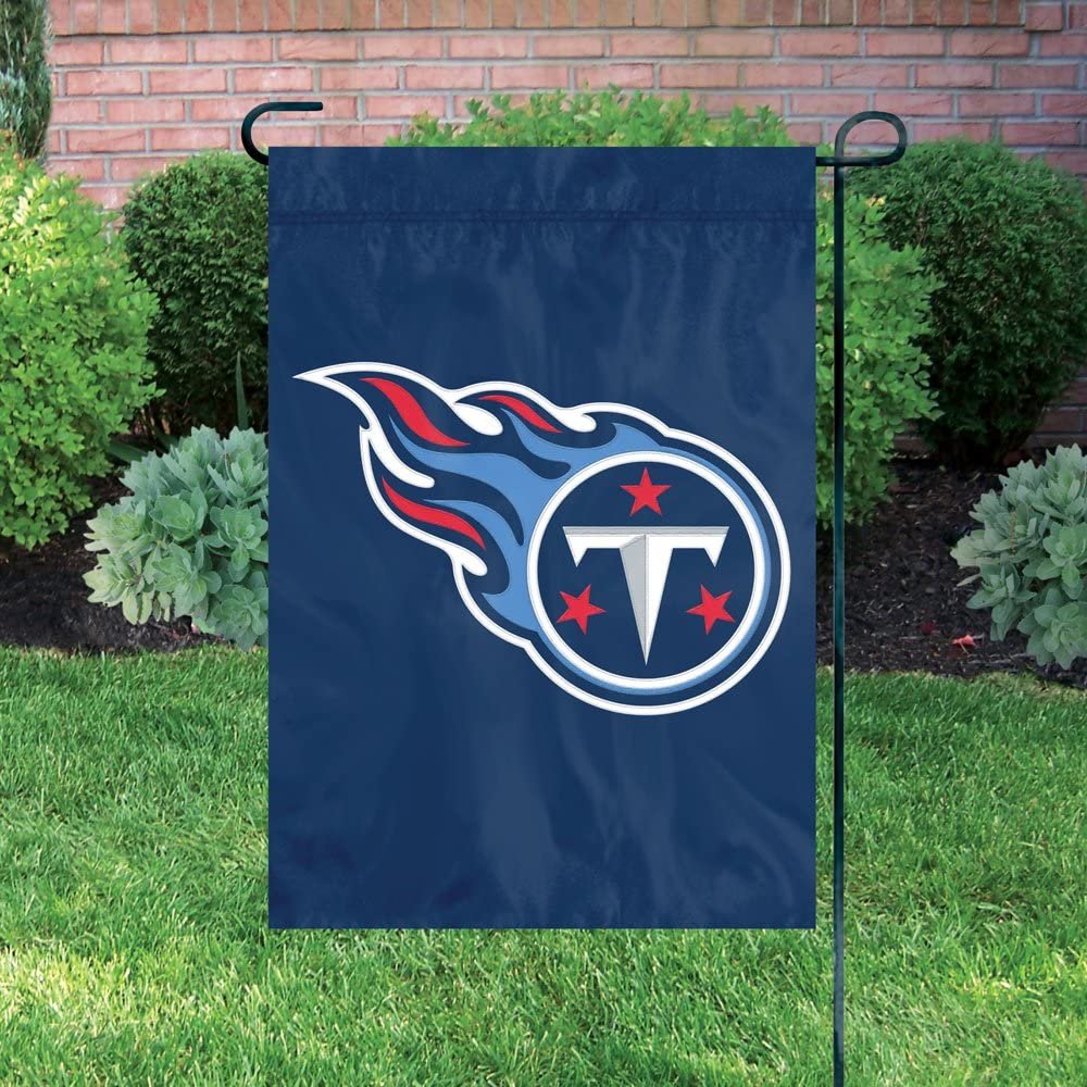 Tennessee Titans Premium Garden Flag Banner Applique Embroidered 12.5x18 Inch 3